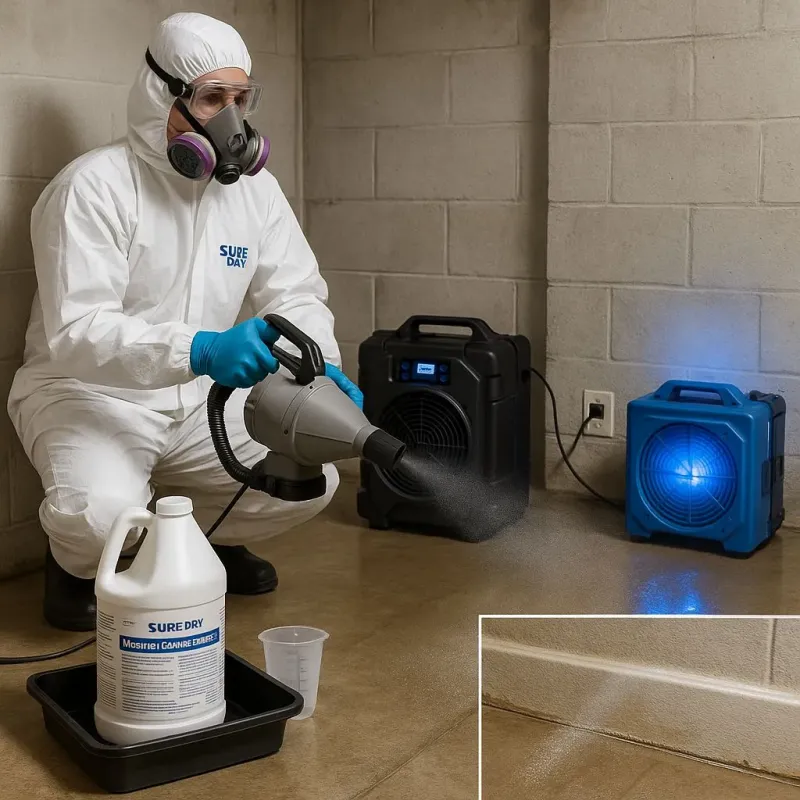 Sanitization and Odor Removal process in Rossmoor, CA