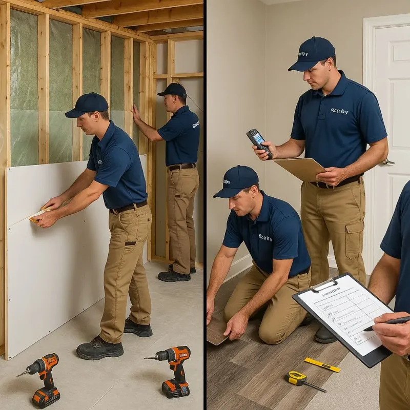 Repairs and Reconstruction process in Rossmoor, CA