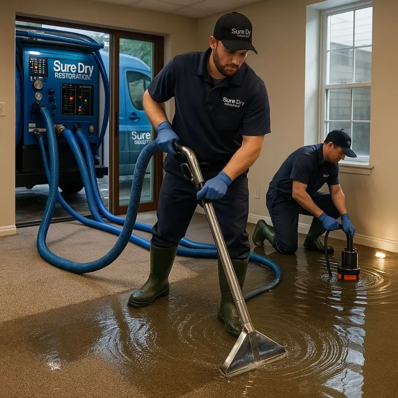 Water Extraction and Removal process in Rossmoor, CA